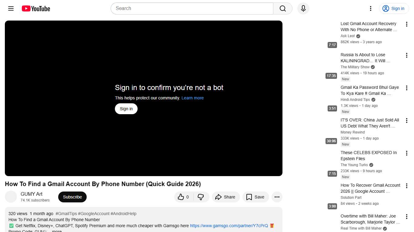How To Find a Gmail Account By Phone Number (Quick Guide 2026) - YouTube
